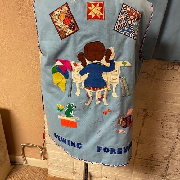 Vintage Original for Solange Patchwork Quilt Vintage 80's Vest Skirt Set Medium - Picture 6 of 16